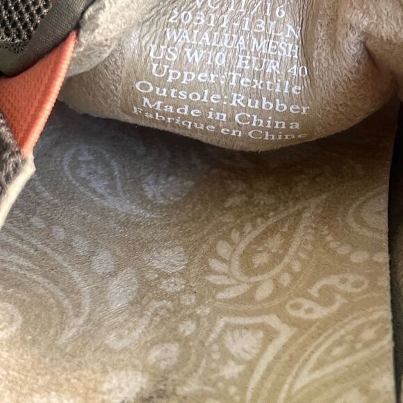 Olukai Waialua Mesh Slip On Mustang/Melon Womens Size: 10 - Picture 7 of 7